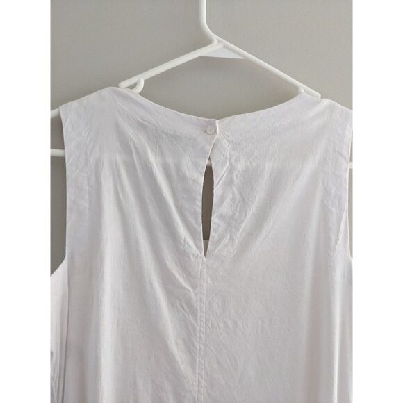 For Cynthia Linen Lagenlook Mixed Media Beachy Dress Size S - Picture 10 of 10